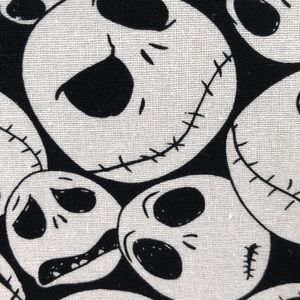 DISNEY 𝅺Halloween Fabric Nightmare Before Christmas Cotton Fabric